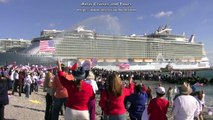 Allure of the Seas Cruise Ship Video Royal Caribbean arrival in Port Everglades