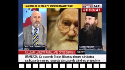 "Legea antilegionara, o aberatie!" - Istoricul Cristian Troncota si Staretul Hariton Negrea de la Petru Voda