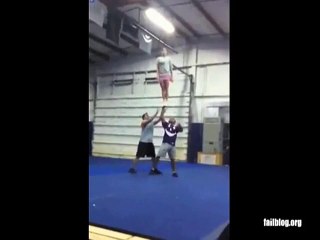 Cheer Stunt FAIL