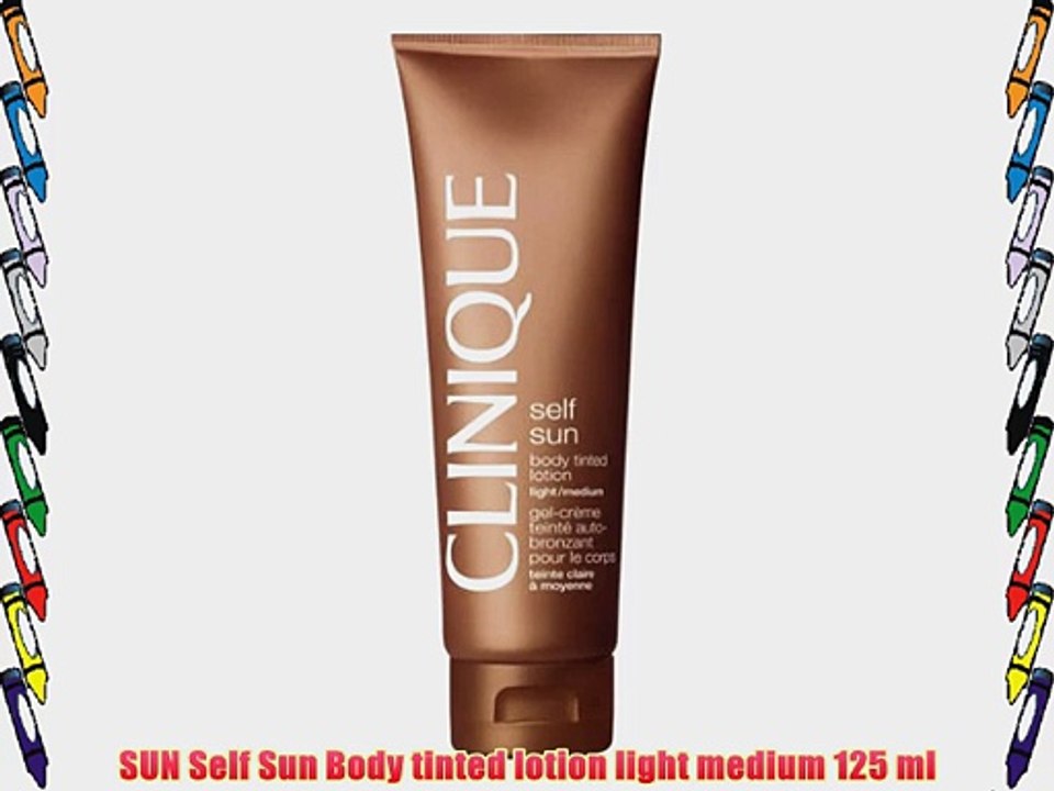 SUN Self Sun Body tinted lotion light medium 125 ml