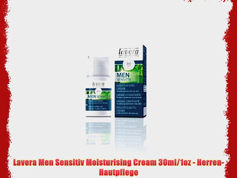 Lavera Men Sensitiv Moisturising Cream 30ml/1oz - Herren-Hautpflege