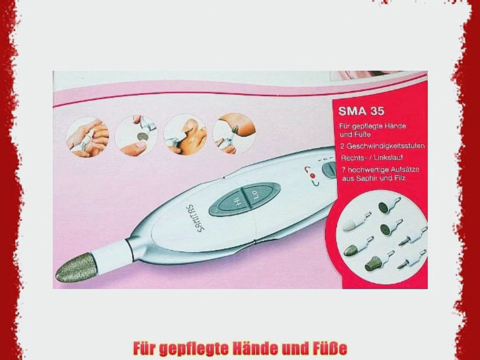 Sanitas beauty Manik?re-Pedik?re Set SMA 35