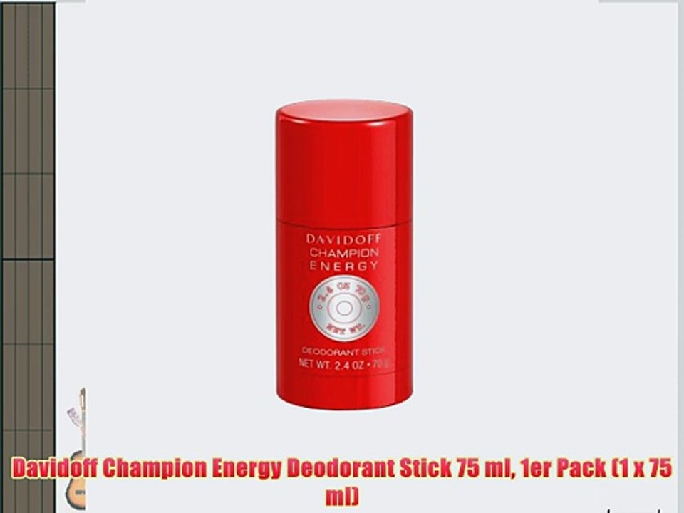 Davidoff Champion Energy Deodorant Stick 75 ml 1er Pack (1 x 75 ml)