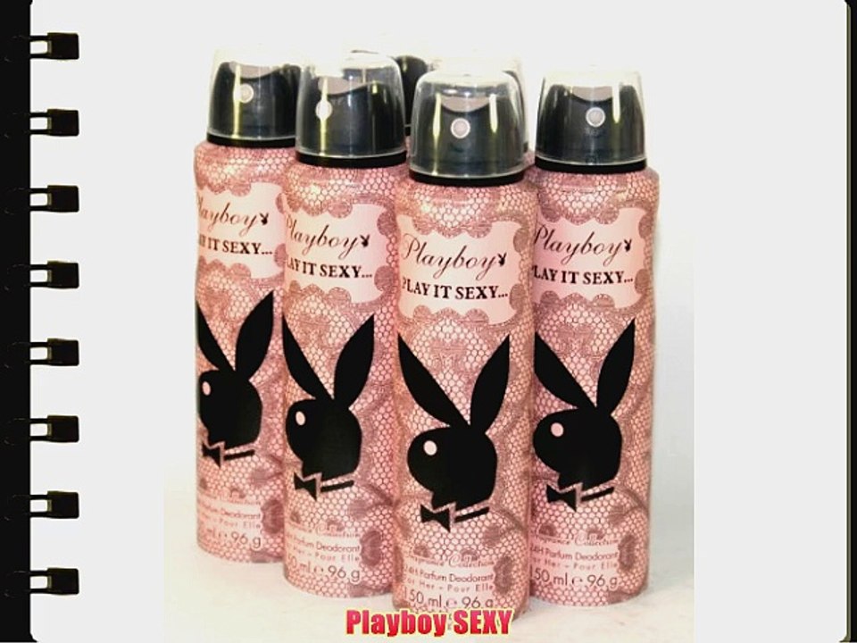 PLAYBOY SEXY Play it sexy Parfume Deo for women - 6er Pack 6x150ml