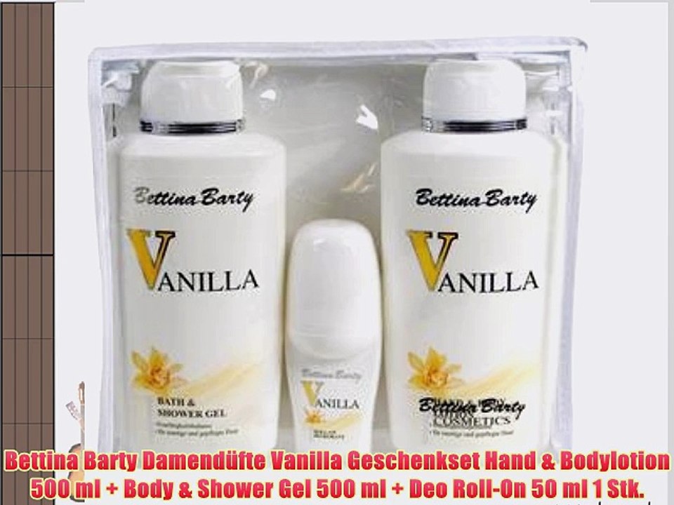 Bettina barty damend?fte vanilla geschenkset hand