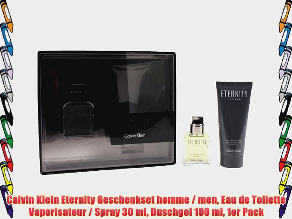 Calvin Klein Eternity Geschenkset homme / men Eau de Toilette Vaporisateur / Spray 30 ml Duschgel
