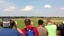 Czech Saab JAS 39 Gripen Takeoff and Flypast in Neuburg (ETSN)