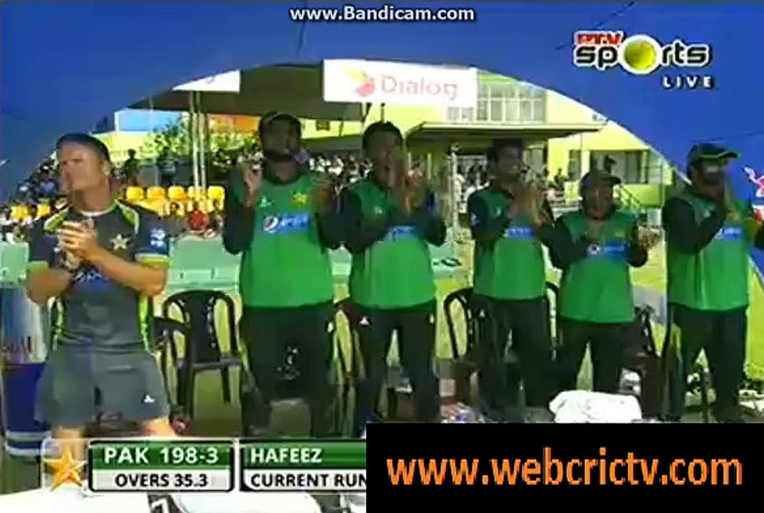 Muhammad Hafeez Completed 100 Against Sri Lanka in 1st ODI