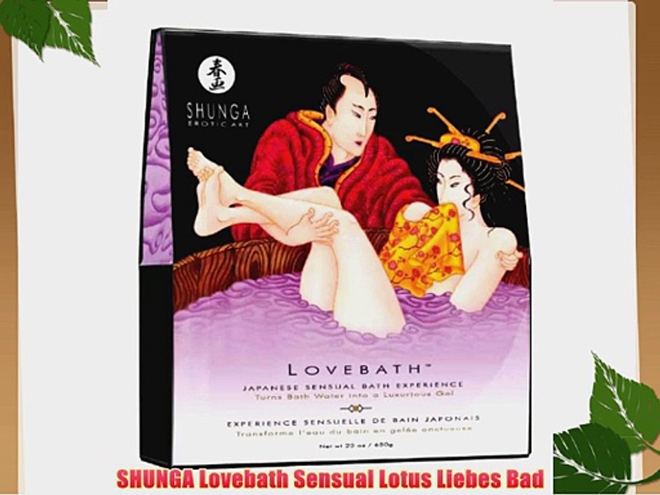 SHUNGA Lovebath Sensual Lotus Liebes Bad