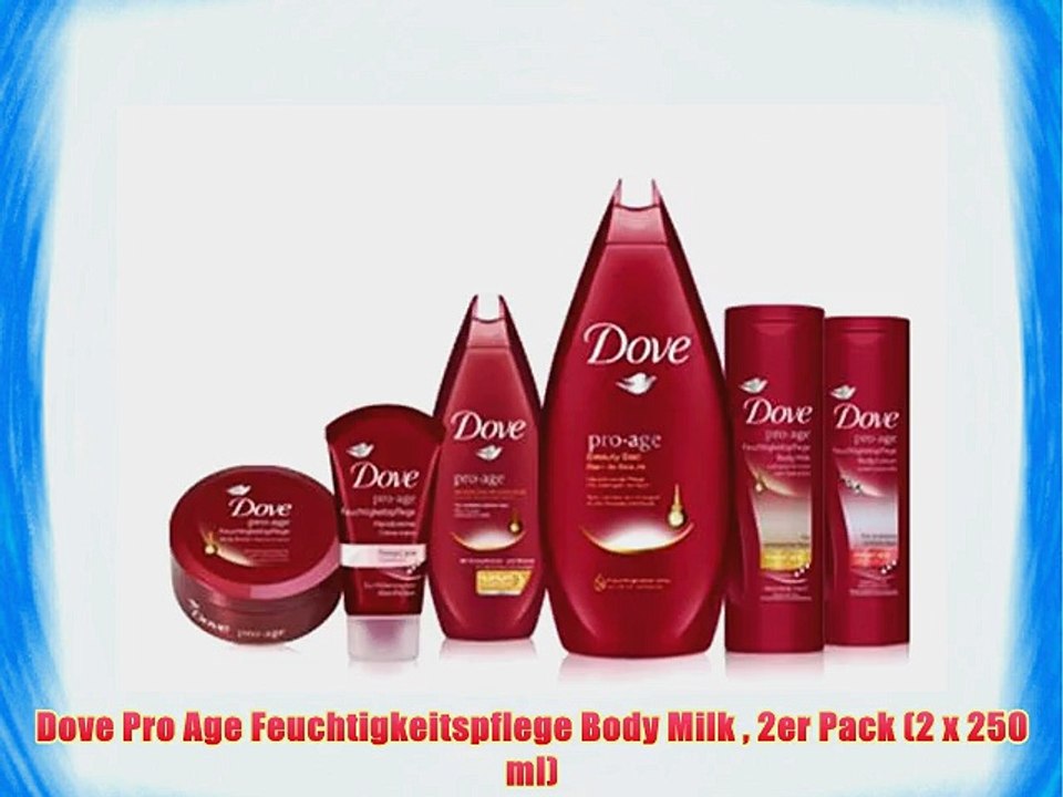 Dove Pro Age Feuchtigkeitspflege Body Milk  2er Pack (2 x 250 ml)