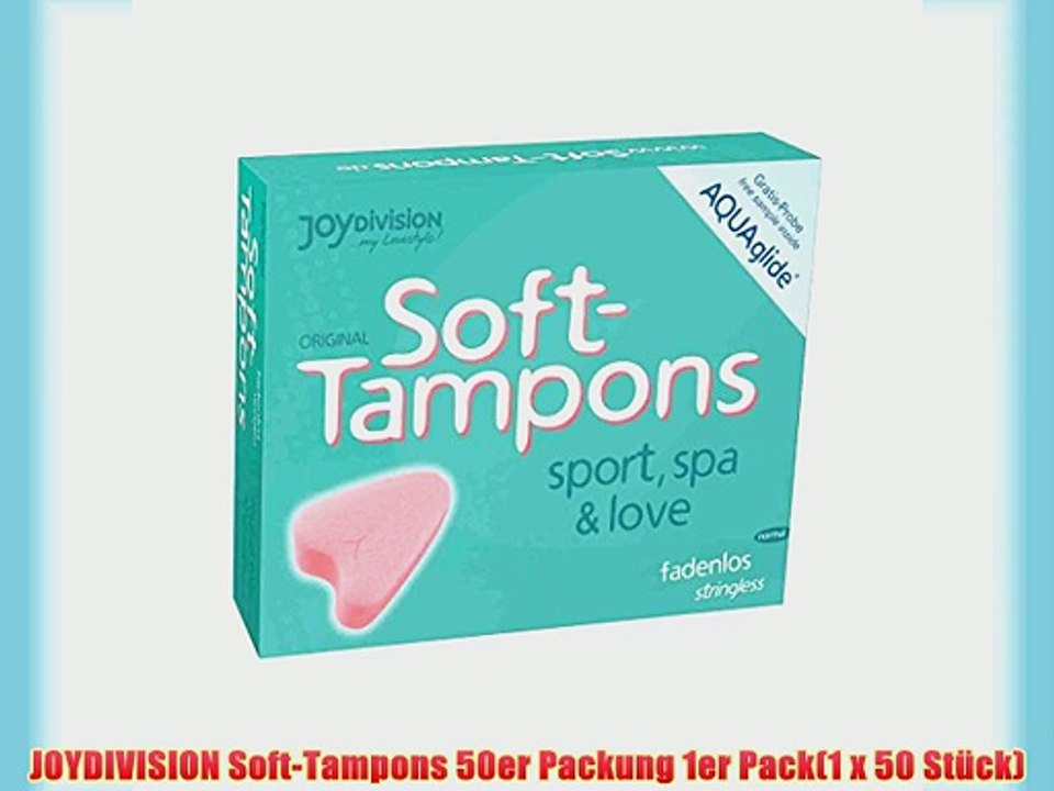 JOYDIVISION Soft-Tampons 50er Packung 1er Pack(1 x 50 St?ck)