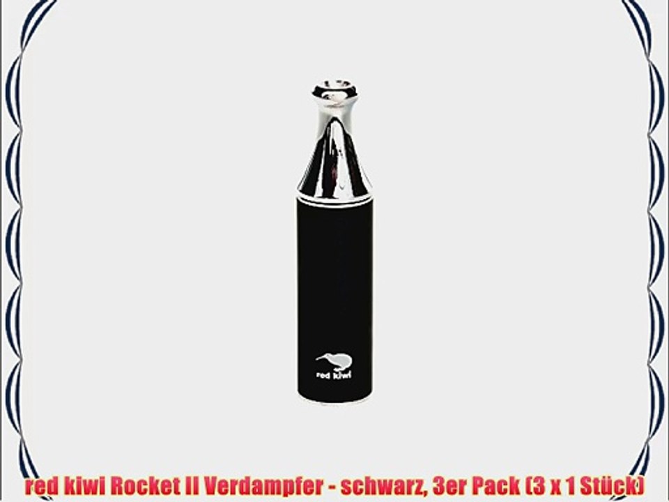 red kiwi Rocket II Verdampfer - schwarz 3er Pack (3 x 1 St?ck)