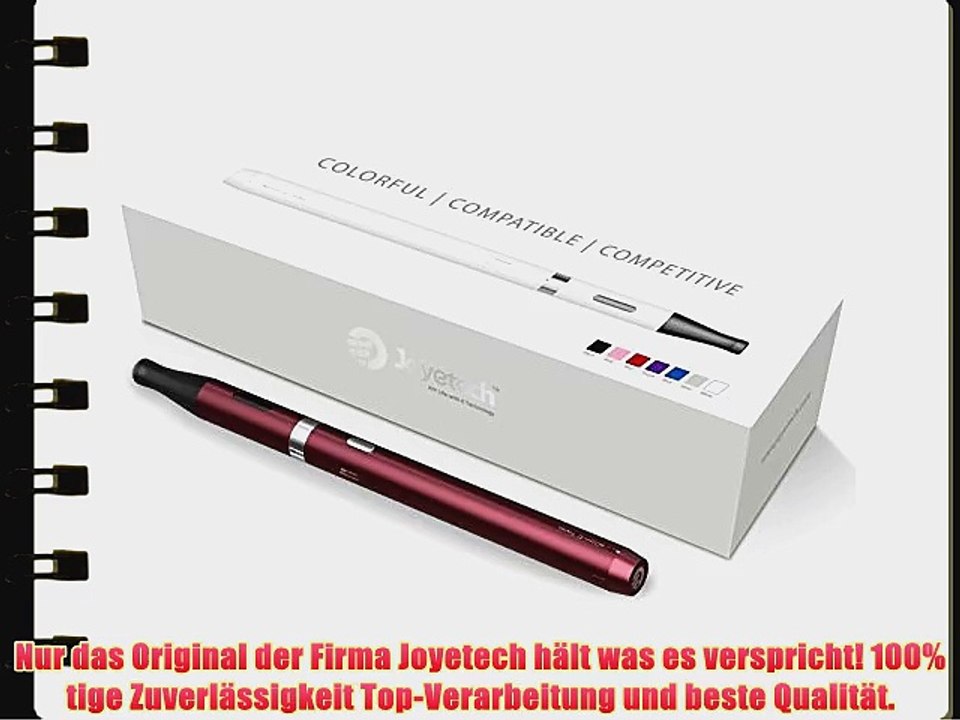 E-Zigarette eCom-C 900 mAh (Twist Akku) single Set in schwarz - Original Joyetech