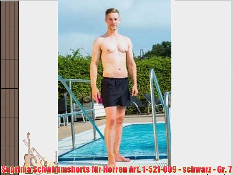 Suprima Schwimmshorts f?r Herren Art. 1-521-009 - schwarz - Gr. 7