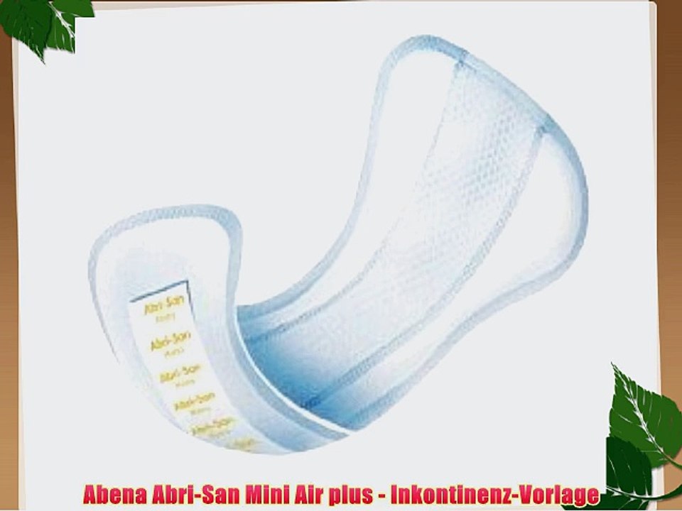 Abena Abri-San Mini Air plus - Inkontinenz-Vorlage - 16 x 33 cm - 196 St?ck