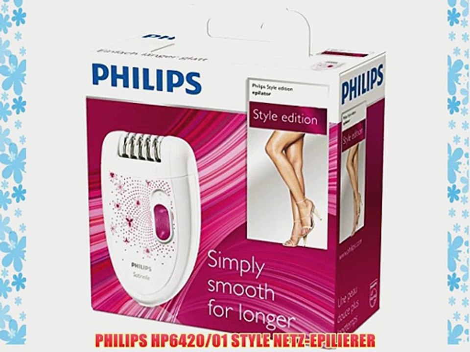 PHILIPS HP6420/01 STYLE NETZ-EPILIERER