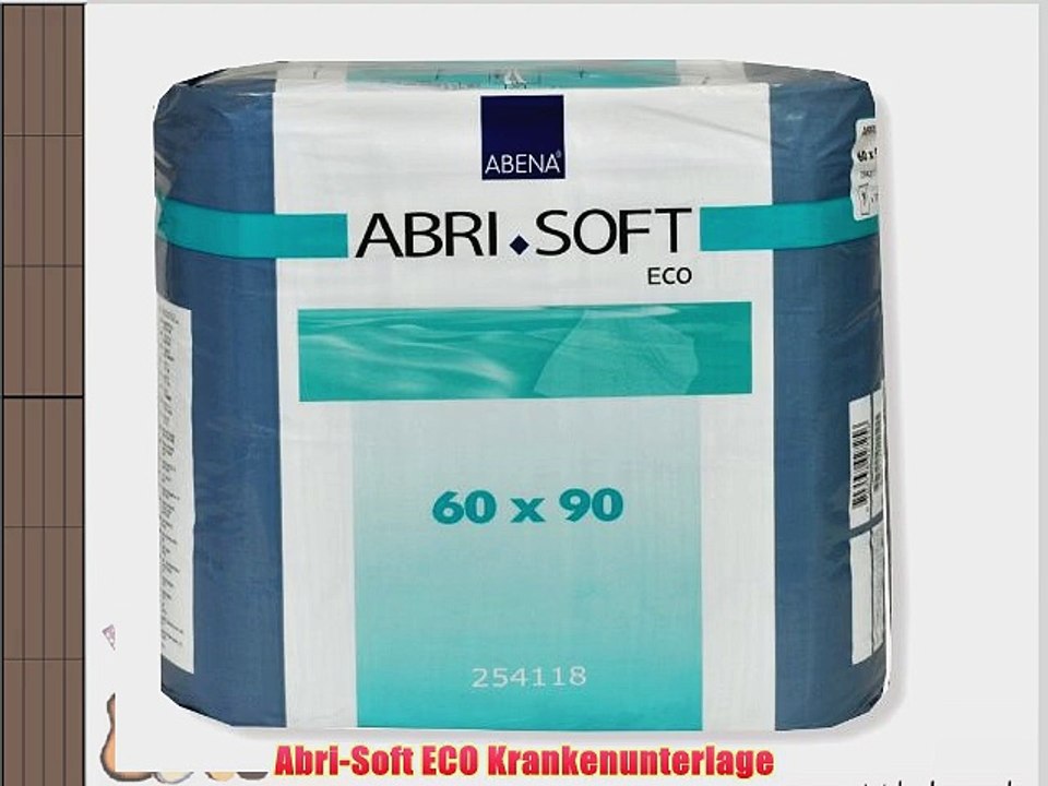 Abena Abri-Soft ECO Krankenunterlage - Flockenzellstoff und SAP-F?llung - 60 x 90 cm - 120