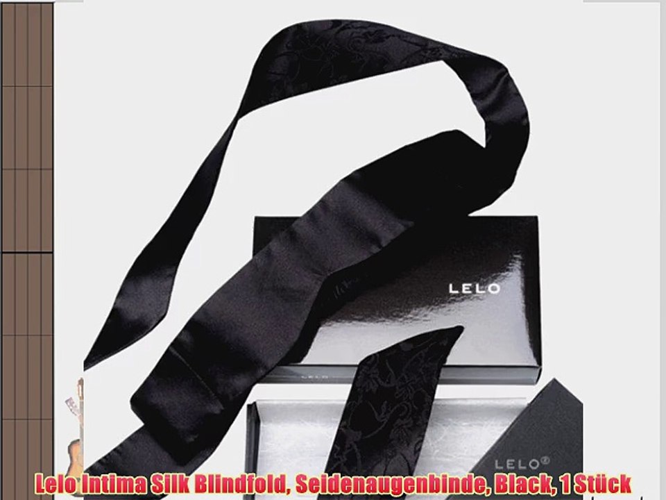 Lelo Intima Silk Blindfold Seidenaugenbinde Black 1 St?ck