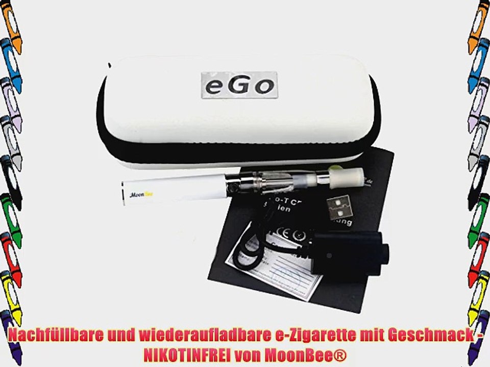 E-Zigarette Set inkl. nikotinfrei Liquid DEKANG eGo-T wiederaufladbarer Akku nachf?llbarer
