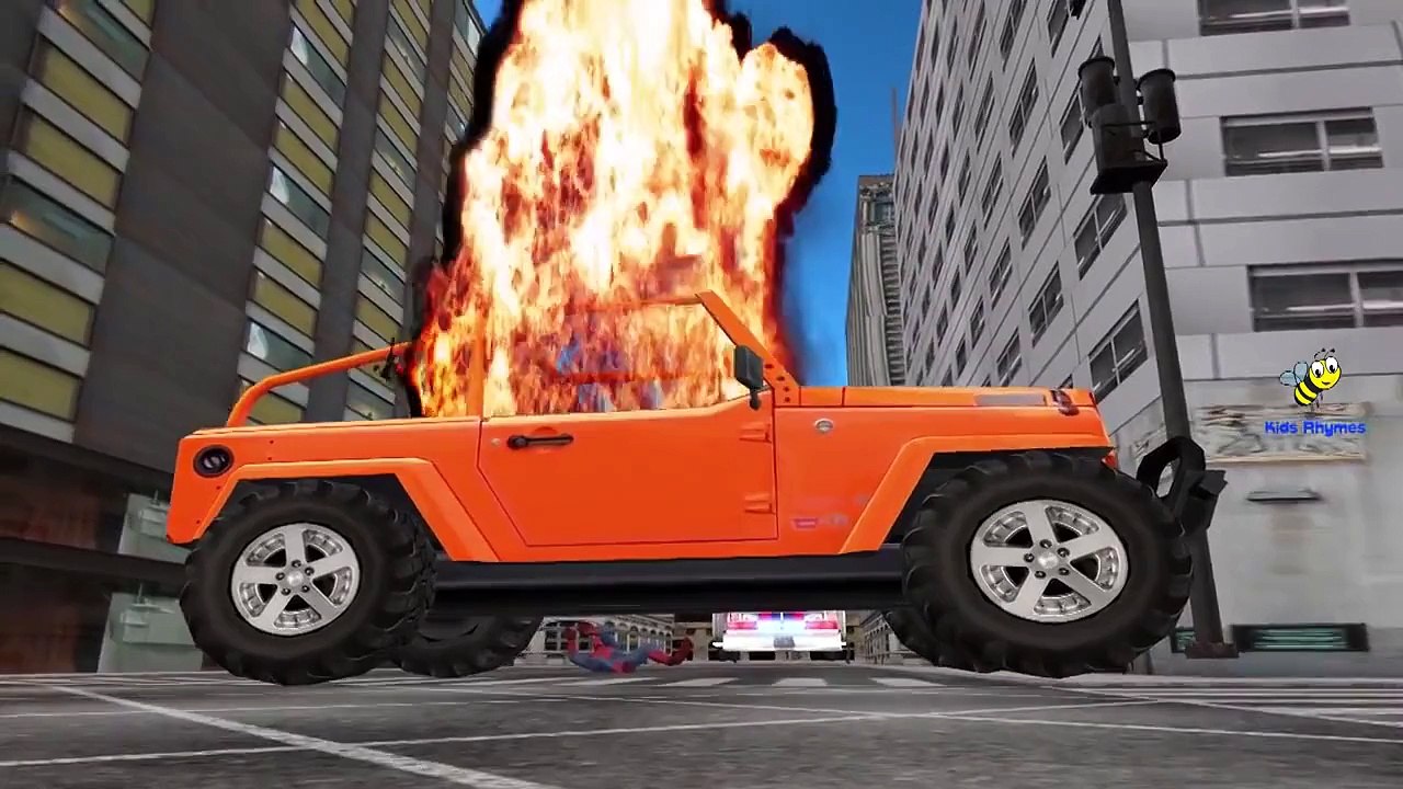 Finger Family Godzilla Vs Spiderman Cartoons for Children Epic Rap Battles   Finger Family Rhymes