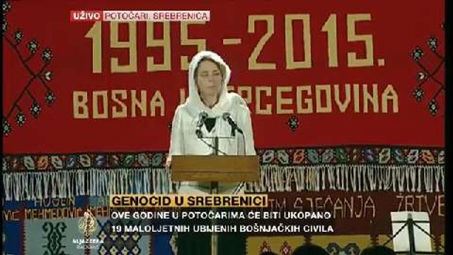 Noor al-Hussein na obilježavanju godišnjice genocida u Srebrenici