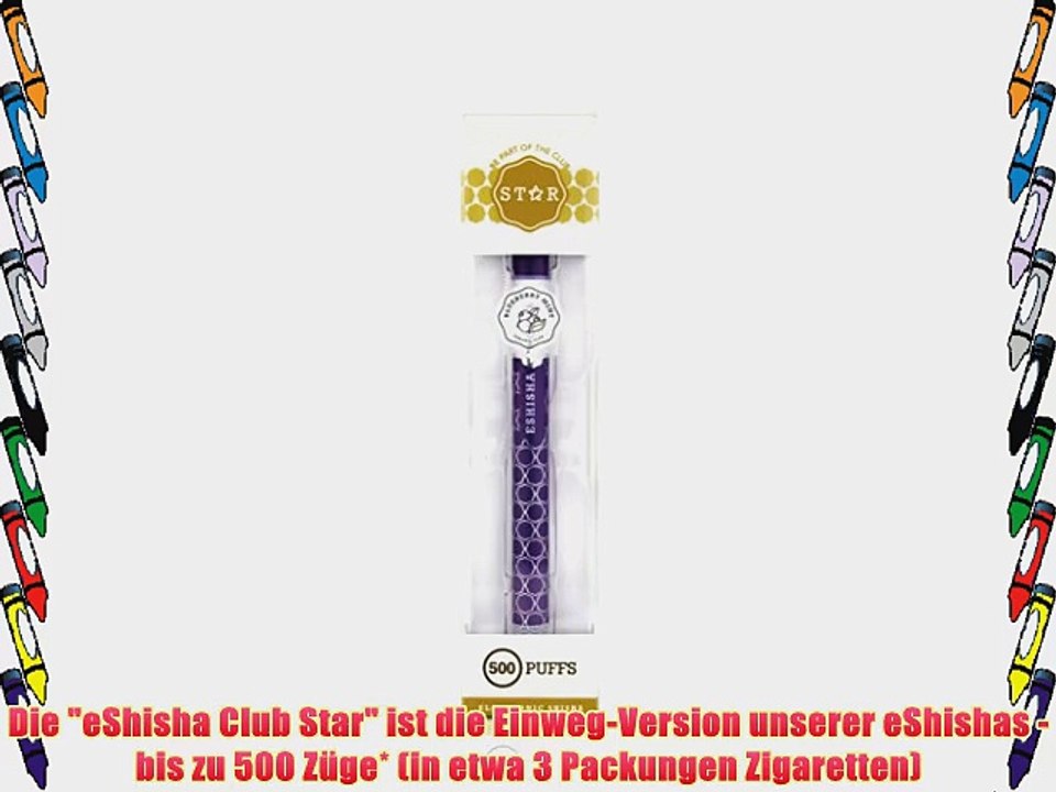 e Shisha Club Star 5er-Packung | Frucht Minze Sammlung | eShisha Pen | Electronische Shisha
