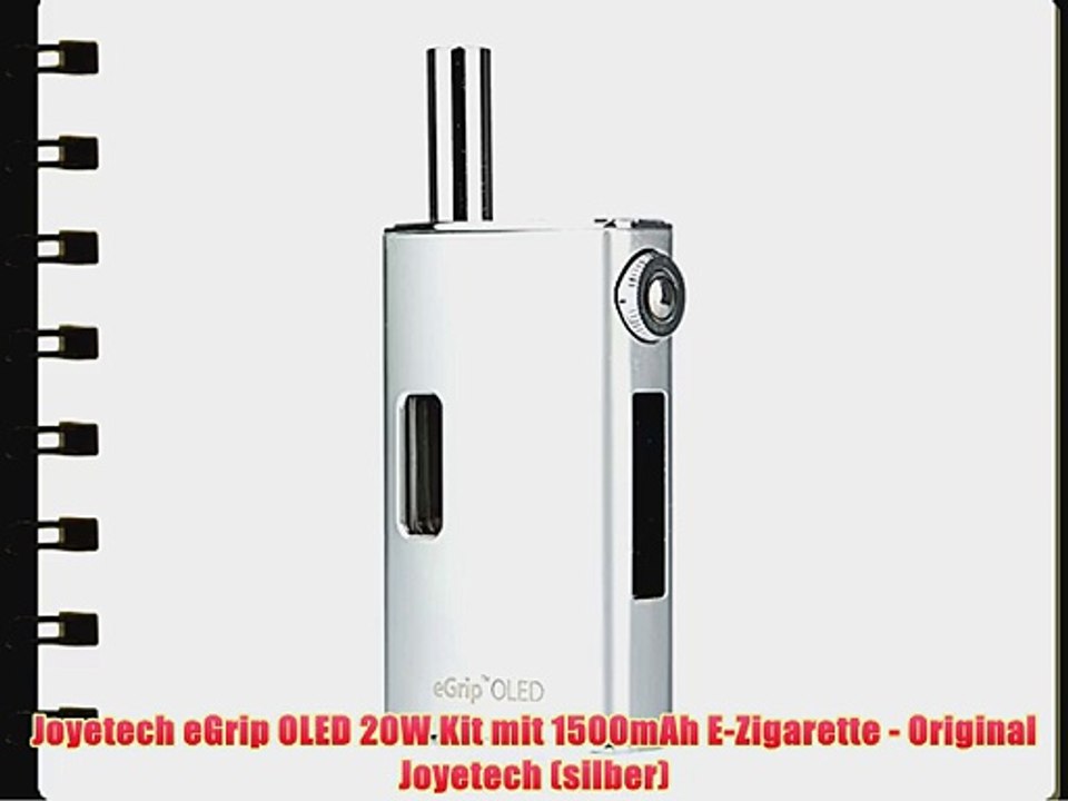 Joyetech eGrip OLED 20W Kit mit 1500mAh E-Zigarette - Original Joyetech (silber)