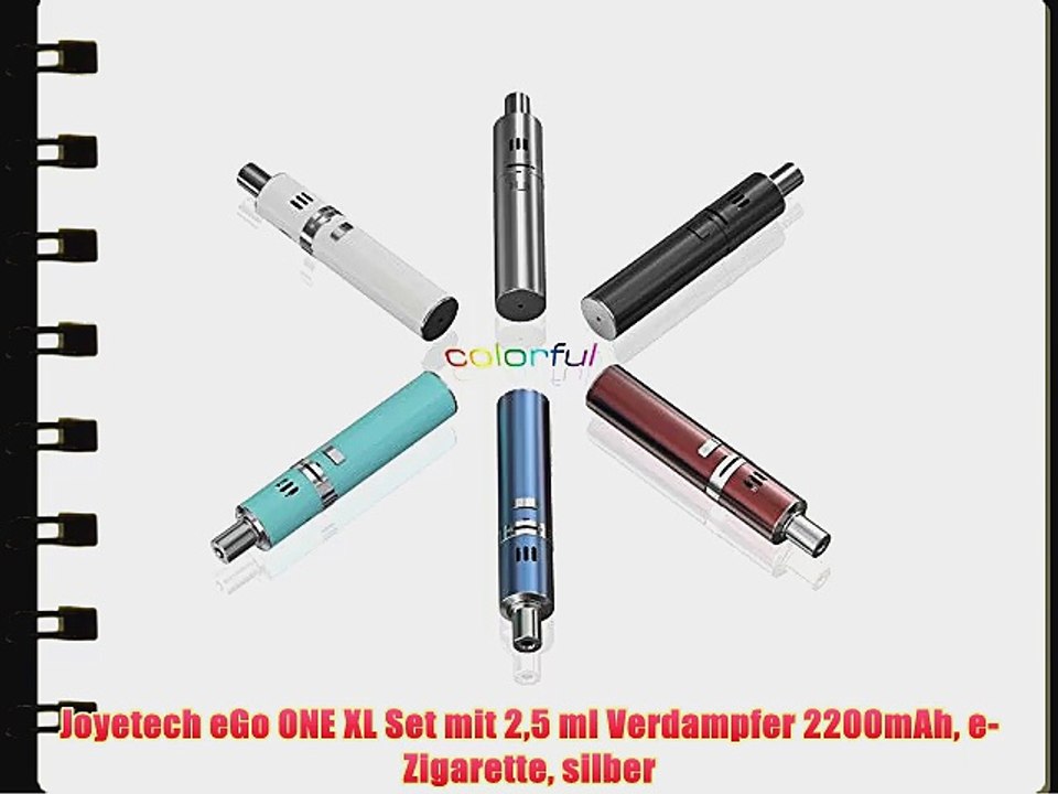 Joyetech eGo ONE XL Set mit 25 ml Verdampfer 2200mAh e-Zigarette silber
