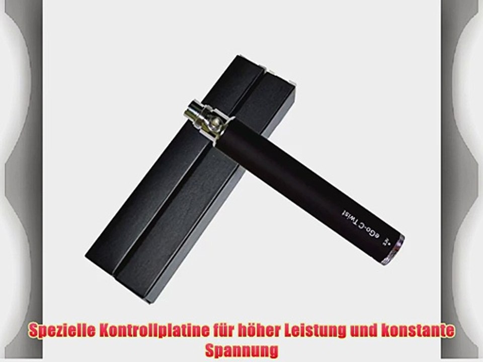 Salcar? Starker regelbarer Akku 1600mAh f?r e-Zigarette / e-Cigarette mit 000mg Nikotin 1600