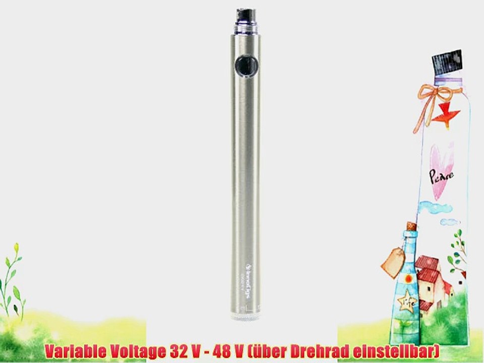 EVOD VV / Twist eGo Akku regelbar von 32-48 V in 1000 mAh Kanger (Silber (Edelstahl))