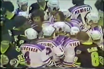 1979 boston bruins invade MSG stands new york rangers