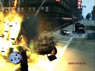 GTA IV - APC Rampage & 5 Star Cop Chase