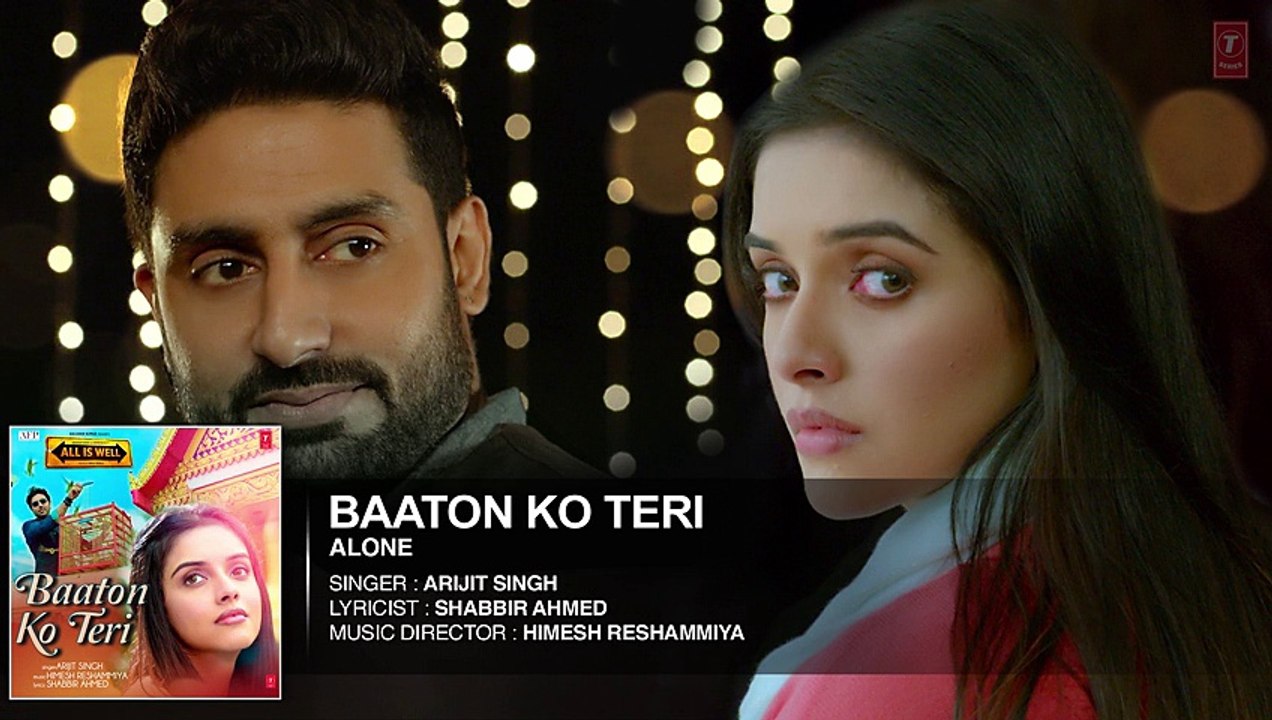 Official 'Baaton Ko Teri' Full Audio Song | Arijit Singh | Abhishek Bachchan, Asin | 720p