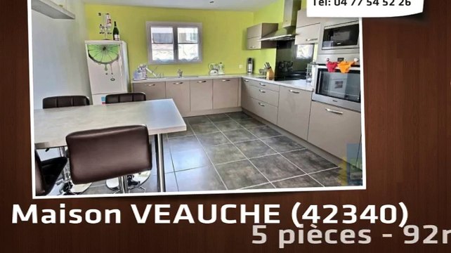 A vendre - maison/villa - VEAUCHE (42340) - 5 pièces - 92m²