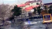 During Japan Tsunami a strange creature was caught on camera   real footage