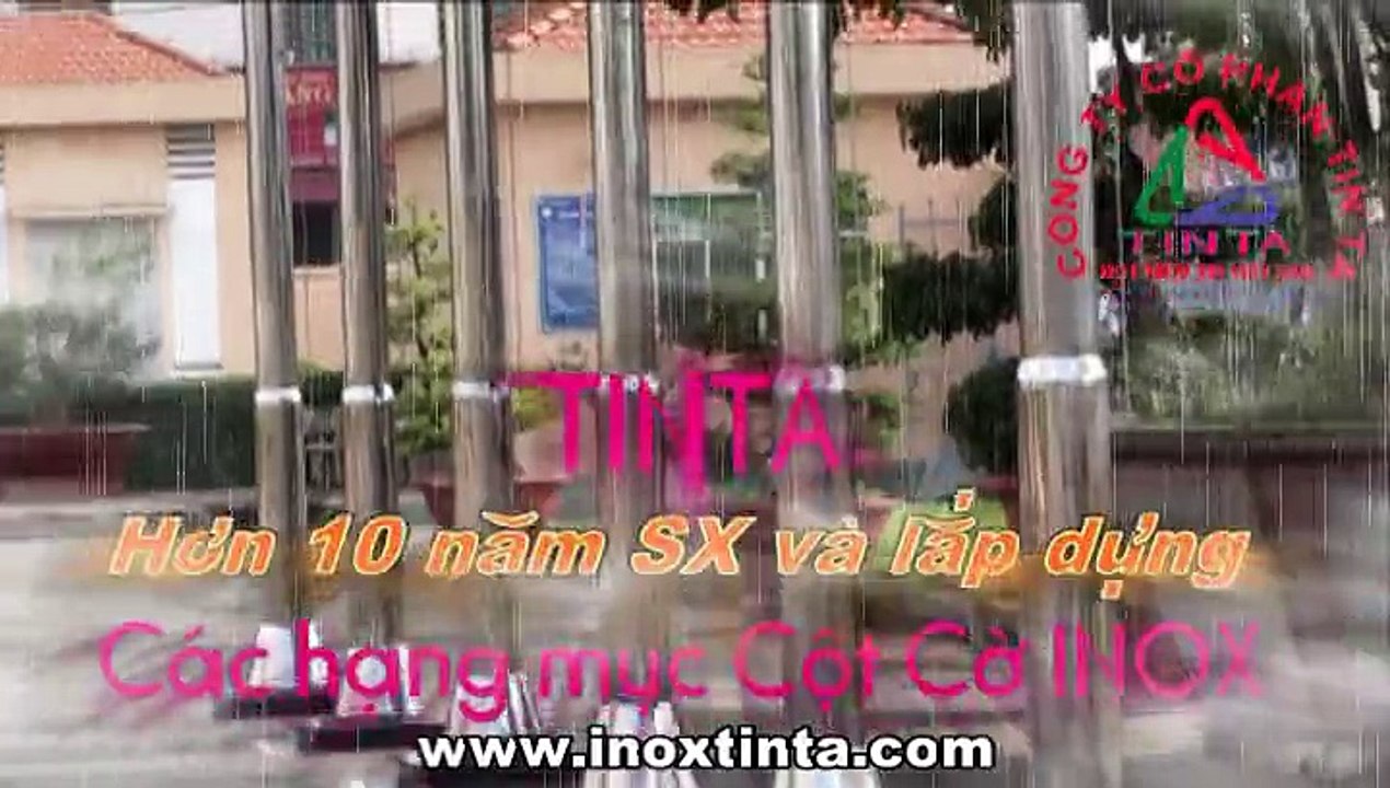 Cột cờ inox, Cột cờ, Mẫu cột cờ, bản vẽ cột cờ, inoxtinta, công ty sản xuất cột cờ inox