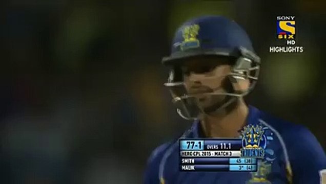 Shoaib Malik 3 Great Sixes Vs Jamaica CPL 2015 - Great Shots - Some Huge Sixes By Shoaib Malik