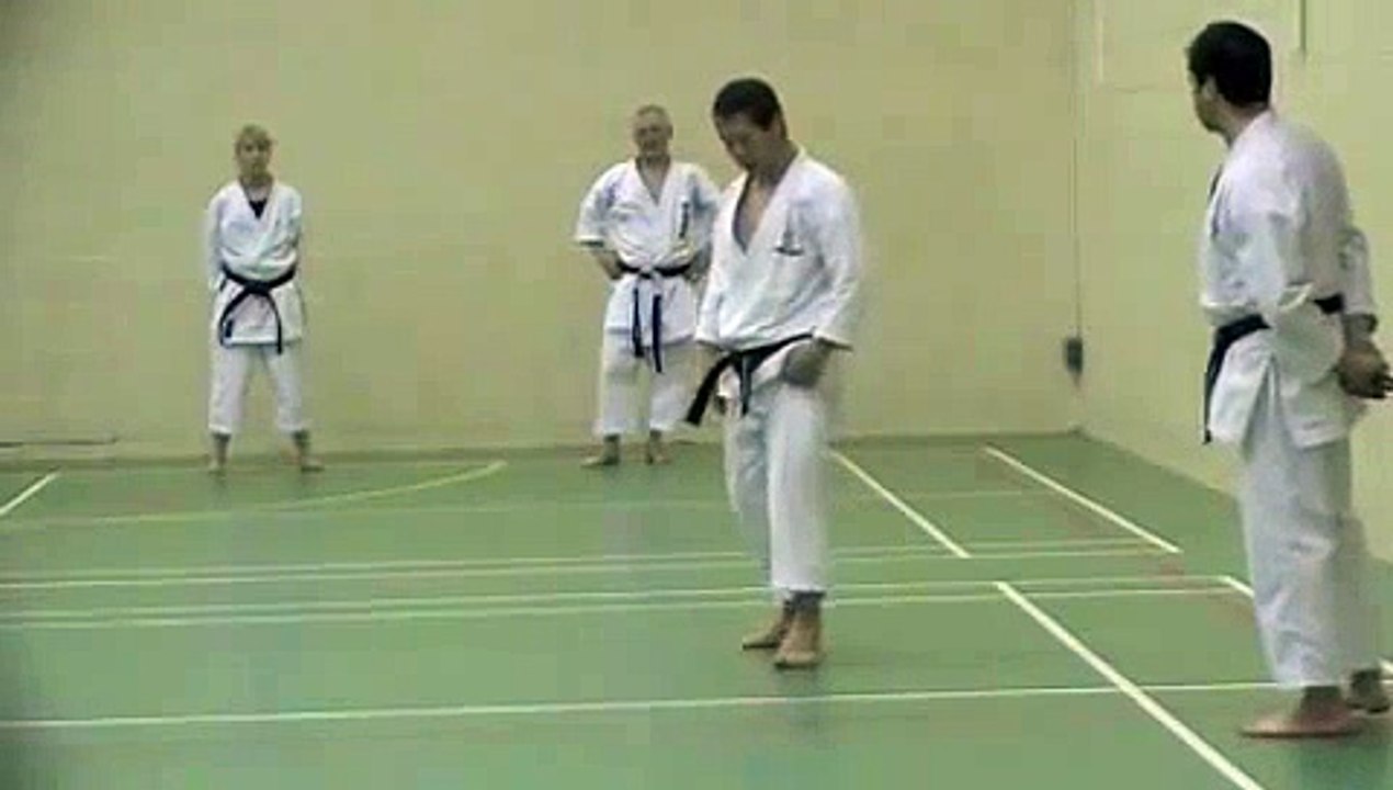 JKS Karate Kagawa sensei teaching Kanku Dai