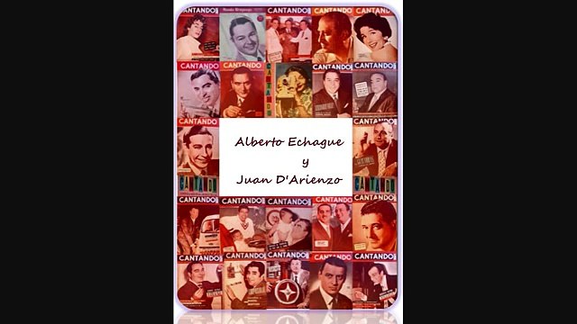 Alberto Echague - Juan D'Arienzo - Trago Amargo - Tango