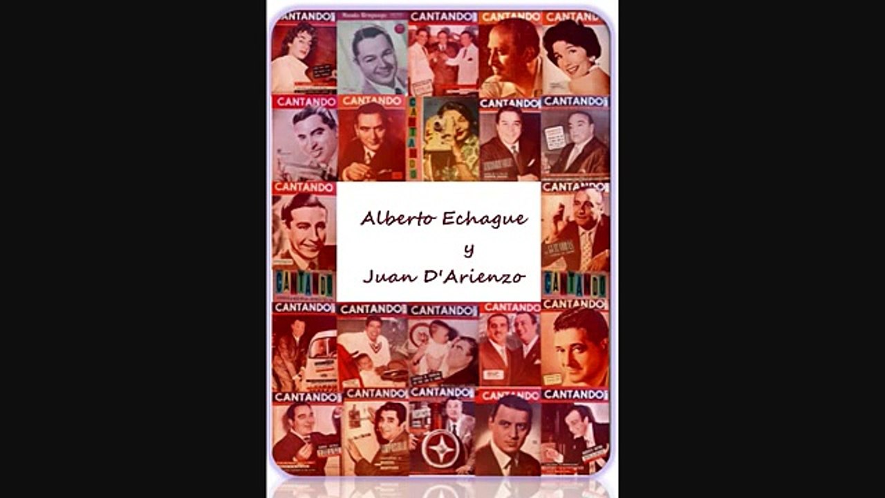 Alberto Echague - Juan  D'Arienzo - Trago Amargo - Tango