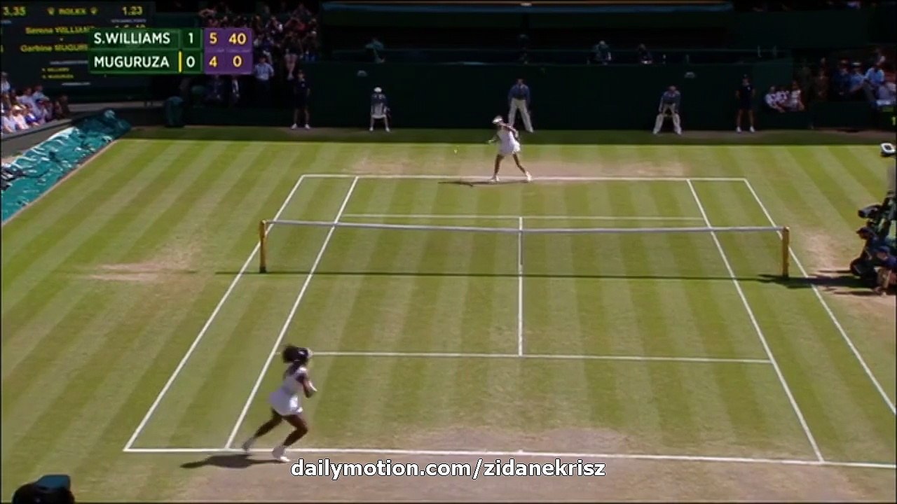 Match Point - Serena Williams v. Gabrine Muguruza 11.07.2015 Wimbledon Women's Final