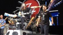 Dave Grohl lets fan play Big Me on stage with the Foo Fighters for fan's birthday