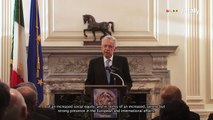 The Italian and Italian American Community Welcome Mario Monti