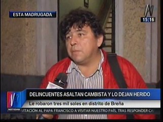 Breña: Delincuentes balearon a cambista para robarle S/.3,000