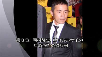 吉本興業・人気芸人・推定年収ランキング ダウンタウン、明石家さんま、今田耕司、東野幸治、千原兄弟、 雨上がり決死隊、ナインティナイン、