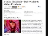 Funky Pink Hair - Dye / Color, Wigs, Extensions & Other Products