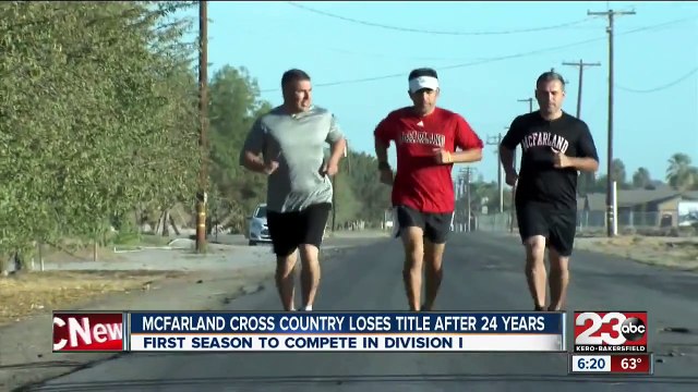 McFarland cross country team loses state title after 24 years
