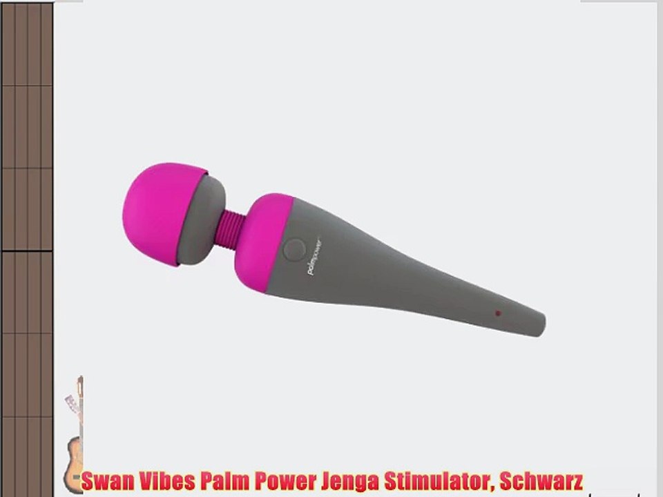 Swan Vibes Palm Power Jenga Stimulator Schwarz