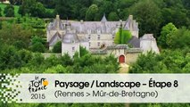 Paysage du jour / Landscape of the day - Étape 8 (Rennes > Mûr-de-Bretagne) - Tour de France 2015