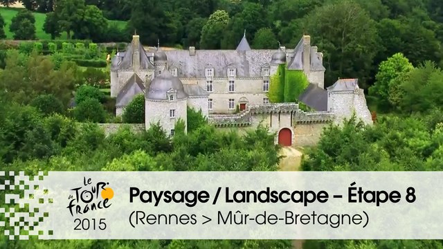 Paysage du jour / Landscape of the day - Étape 8 (Rennes > Mûr-de-Bretagne) - Tour de France 2015